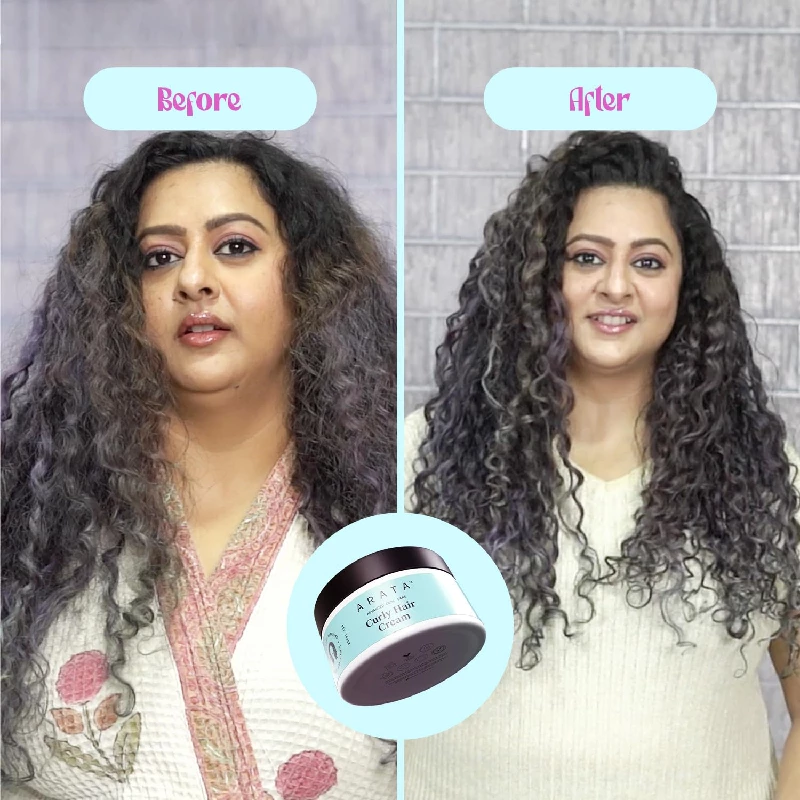 Arata Advanced Curl Care Curly Hair Cream For Velvety Soft Curls, 100 g-6.webp